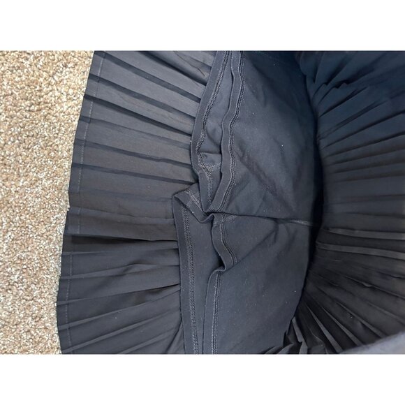 Quince skort skirt pleated accordion above knee black built in shorts SZ XL - Picture 6 of 8